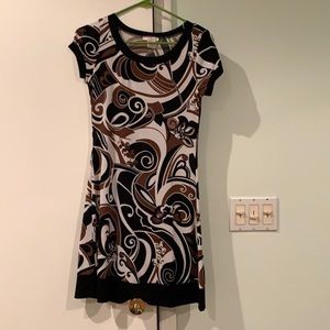 Abstract mini dress